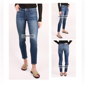 GRLFRND Yasmin Denim Mid-rise Skinny Jeans - Joan Jett